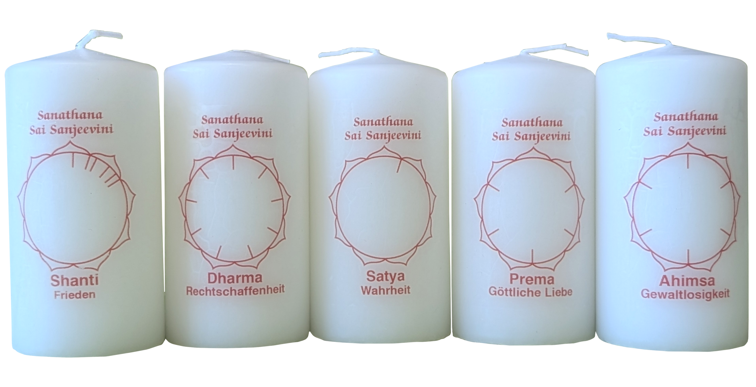 Werte-Kerzen-Set